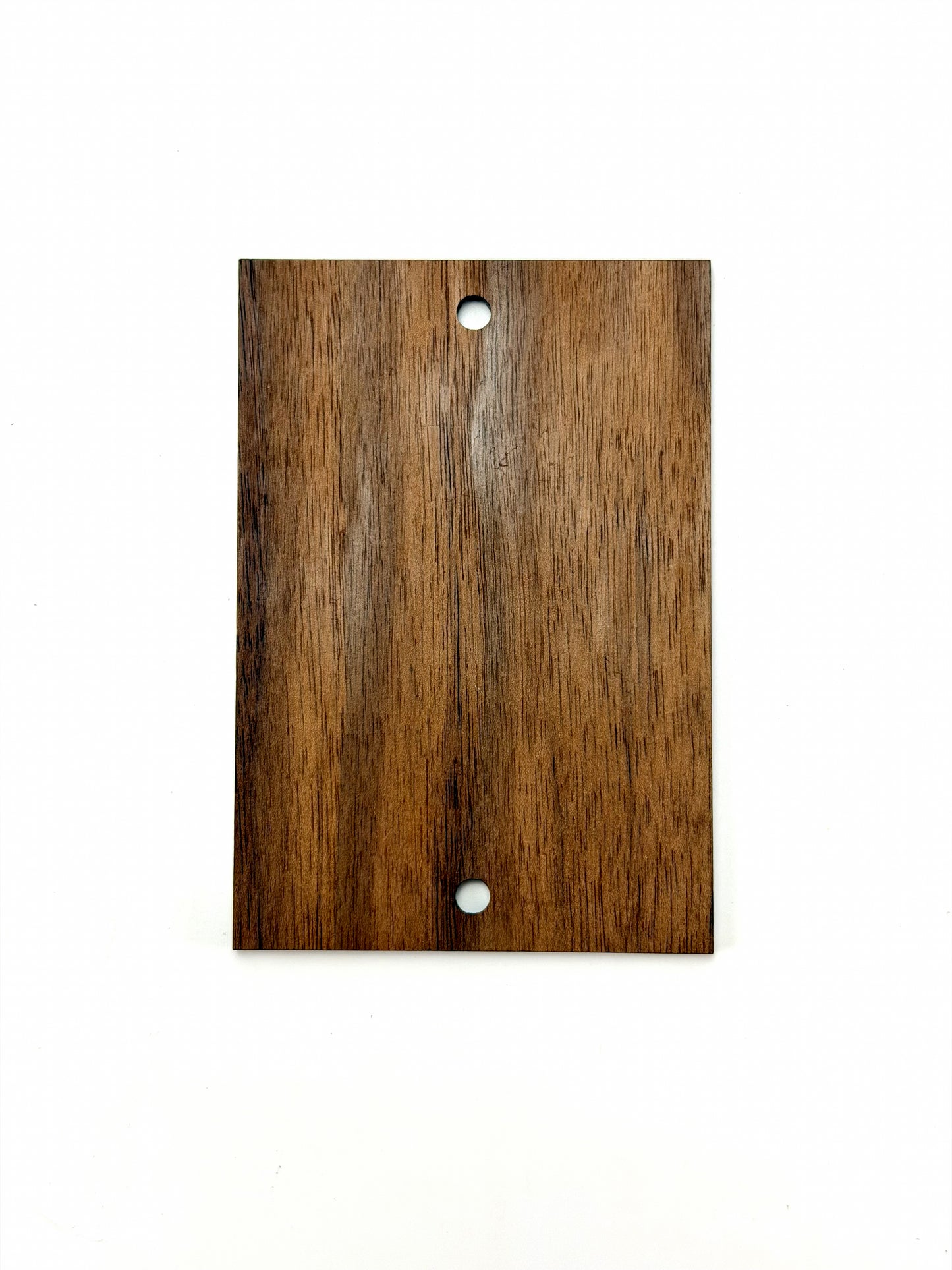 Walnut Outlet Cover | Blank Wall Plate — Solid Wood | Mid-Century Modern | Elemental Home