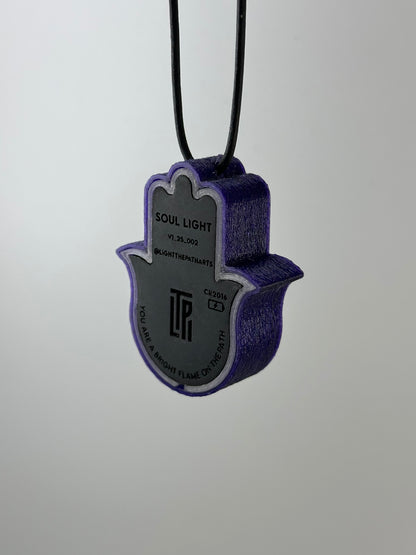 Soul Light Hamsa Necklace