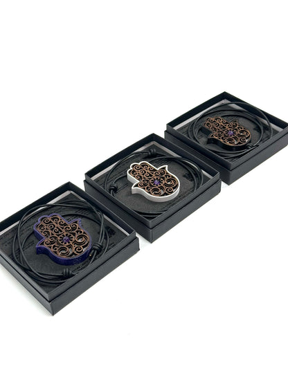 Soul Light Hamsa Necklace